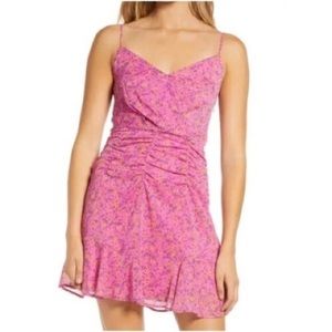 All in Favor ruffle mini dress